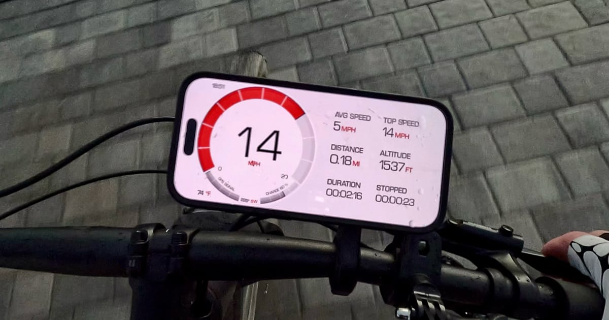 GPS Cycling Speedometer - Bike Computer for iPhone